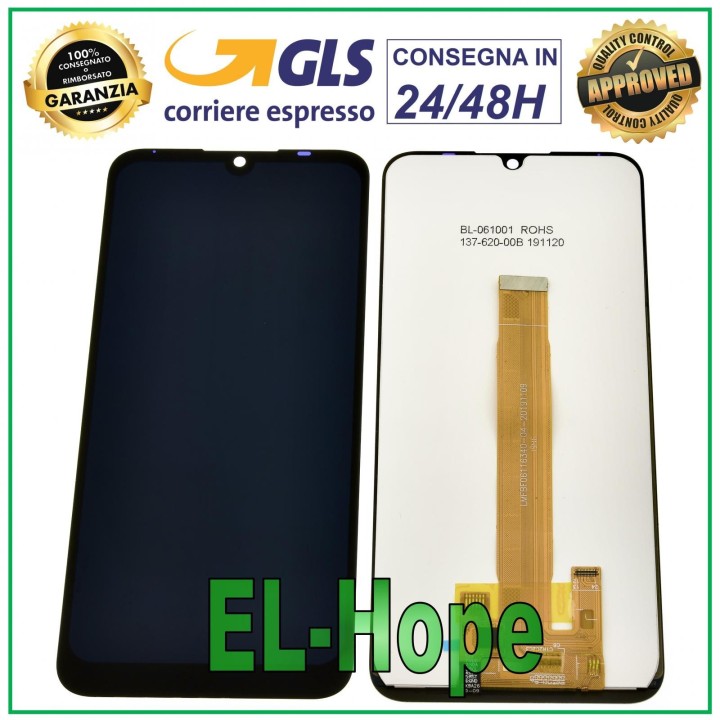 LCD DISPLAY FOR WIKO VIEW 3 LITE W-V800 TOUCH SCREEN GLASS SCREEN 6.09 BLACK
