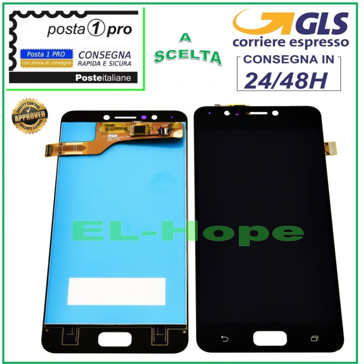 LCD DISPLAY FOR ASUS ZENFONE 4 MAX ZC520KL X00HD TOUCH SCREEN GLASS SCREEN BLACK