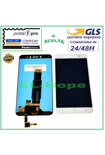 DISPLAY FOR ASUS ZENFONE LIVE ZB501KL A007 TOUCH SCREEN WHITE GLASS SCREEN