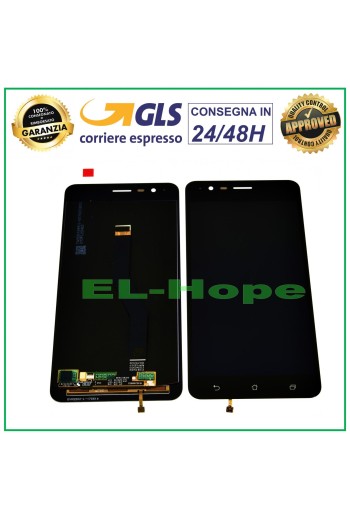 DISPLAY FOR ASUS Zenfone 3 Zoom ZE553KL Z01HD TOUCH SCREEN BLACK GLASS SCREEN