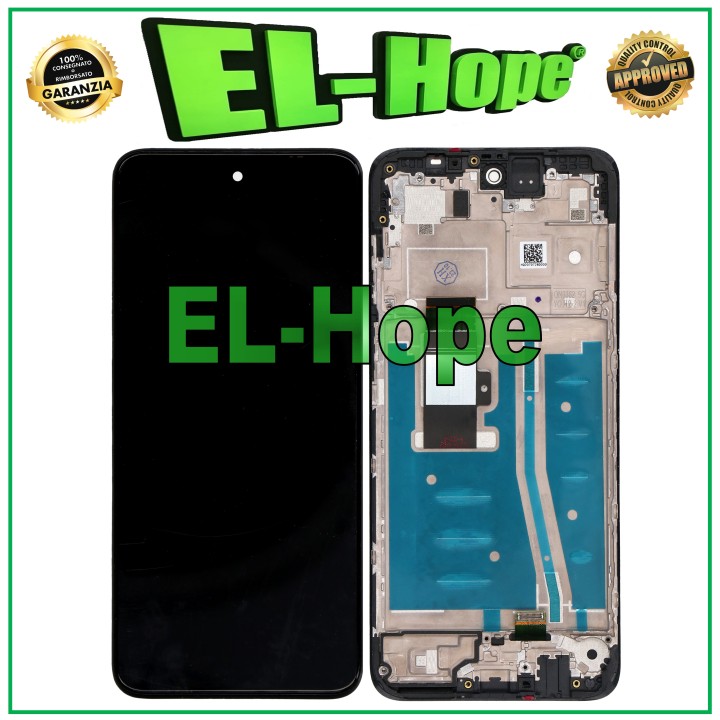 LCD DISPLAY FRAME FOR MOTOROLA MOTO G53 XT2335 XT2335-2 TOUCH SCREEN BLACK GLASS