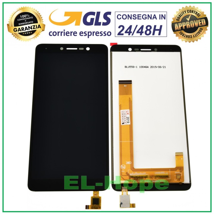 LCD DISPLAY FOR WIKO TOMMY 3 TOUCH SCREEN GLASS MONITOR SCREEN 5.45 BLACK