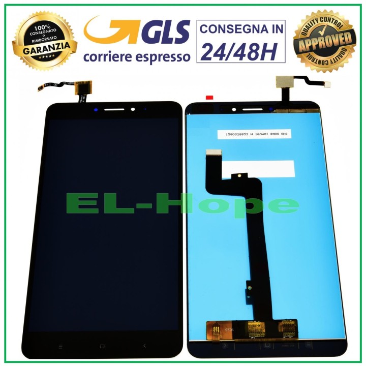 LCD DISPLAY FOR XIAOMI MI MAX 2 MDE40 TOUCH SCREEN MONITOR GLASS BLACK