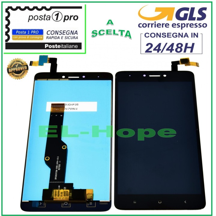 LCD DISPLAY FOR XIAOMI REDMI NOTE 4 4X GLOBAL TOUCH SCREEN BLACK GLASS SCREEN