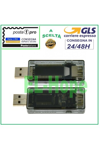 USB TESTER VOLTAGE CURRENT DETECTOR BATTERY CHARGER VOLTMETER AMMETER