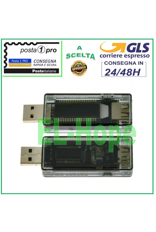 USB TESTER VOLTAGE CURRENT DETECTOR BATTERY CHARGER VOLTMETER AMMETER