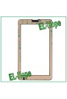 GLASS FOR TOUCH SCREEN MAJESTIC TAB-627 GLASS ORIGINAL BLACK + DOUBLE-SIDED ADHESIVE