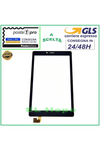 TOUCH SCREEN GLASS ALCATEL Pixi 4 9003X 2BALIT1 TABLET 7 DIGITIZER BLACK