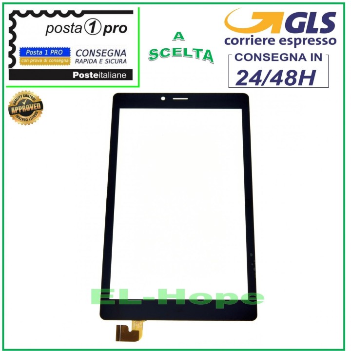 TOUCH SCREEN GLASS ALCATEL Pixi 4 9003X 2BALIT1 TABLET 7 DIGITIZER BLACK