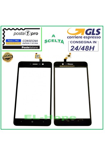 TOUCH SCREEN GLASS WIKO LENNY 4 DIGITIZER BLACK GLASS 5.0