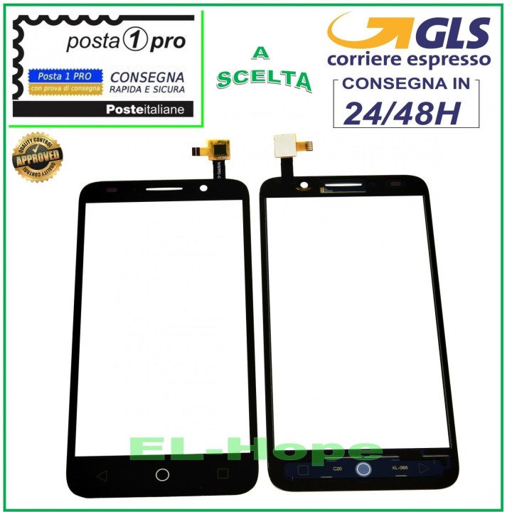TOUCH SCREEN GLASS ALCATEL Pop 3 Pixi 5  5015X 5015A 5015D DIGITIZER BLACK