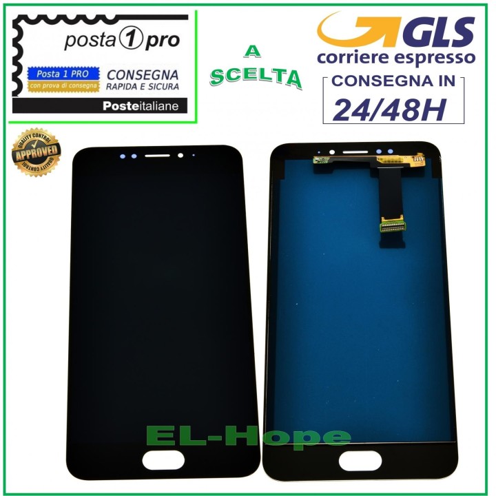 LCD DISPLAY FOR MEIZU MX6 M685H TOUCH SCREEN GLASS MONITOR SCREEN BLACK