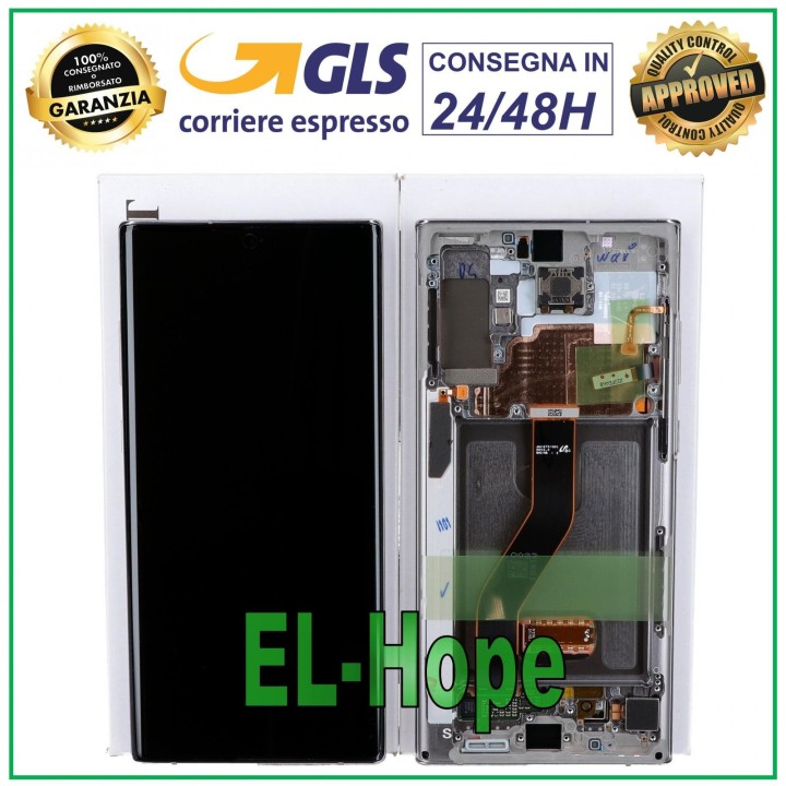 ORIGINAL LCD DISPLAY SAMSUNG NOTE 10 PLUS SM N975 N976 TOUCH SILVER GH82-20838C