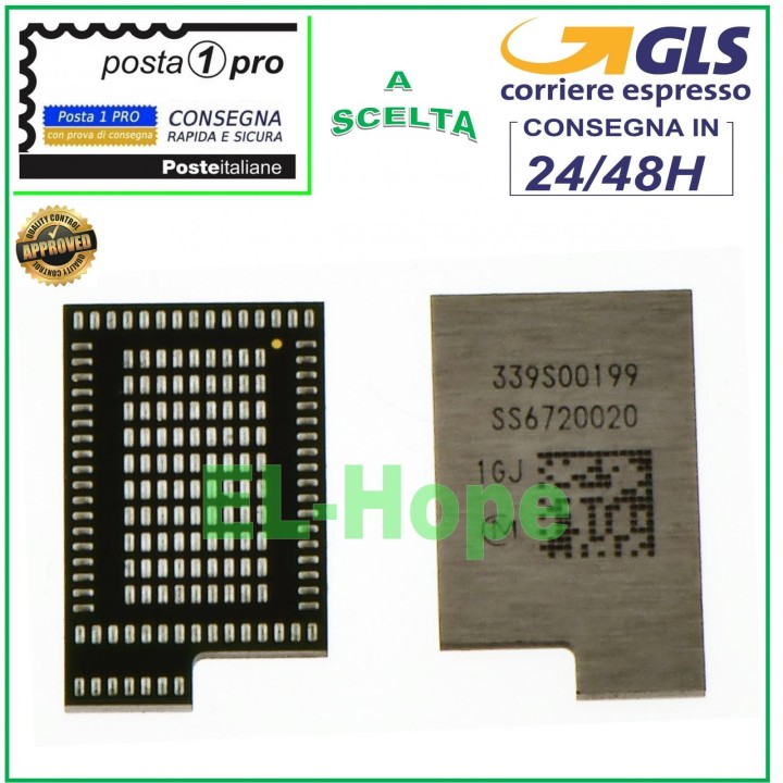 IC CHIP BGA WIFI WIRELESS BLUETOOTH 339S00199 SS6720020 FOR APPLE IPHONE 7G 7