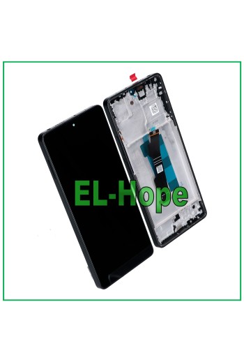 OLED TOUCH LCD DISPLAY FOR XIAOMI REDMI NOTE 13 PRO 4G 23117RA68G BLACK FRAME