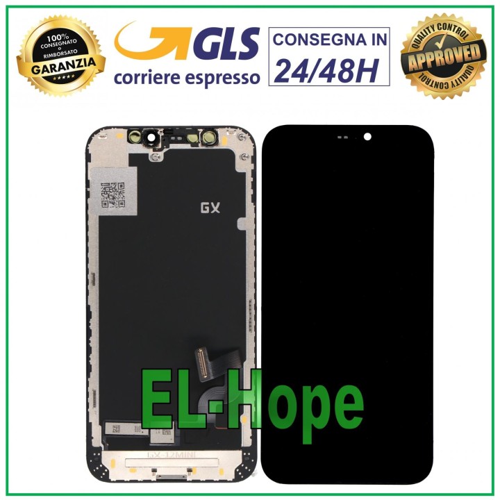 ORIGINAL GX OLED LCD DISPLAY FOR APPLE IPHONE 12 MINI TOUCH SCREEN BLACK GLASS