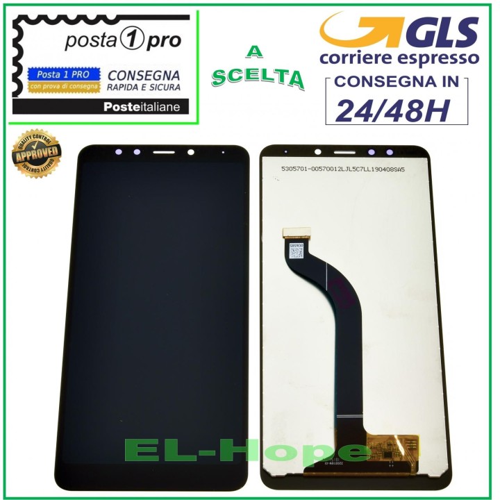 LCD DISPLAY FOR XIAOMI REDMI 5 MDG1 TOUCH SCREEN GLASS MONITOR SCREEN BLACK