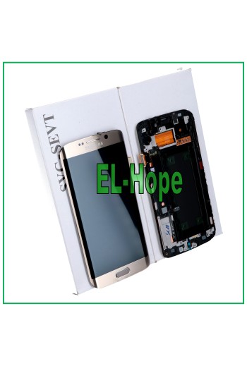 ORIGINAL LCD DISPLAY SAMSUNG GALAXY S6 EDGE SM-G925F TOUCH SCREEN GOLD GOLD