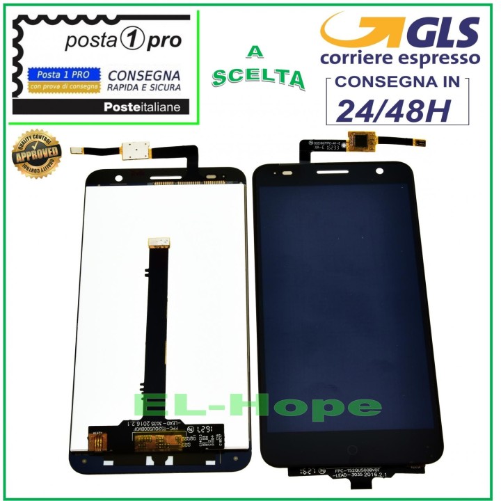 LCD DISPLAY FOR ZTE Blade V7 TOUCH SCREEN GLASS MONITOR SCREEN 5.2 BLACK
