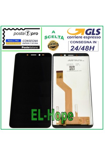 LCD DISPLAY FOR WIKO SUNNY 3 PLUS TOUCH SCREEN GLASS SCREEN ASSEMBLED BLACK