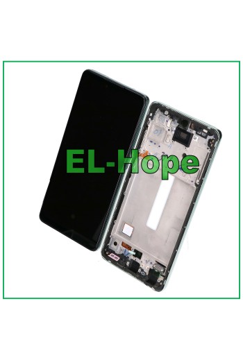OLED LCD DISPLAY FOR SAMSUNG GALAXY A52 5G 2021 SM-A525F A526B TOUCH FRAME GREEN