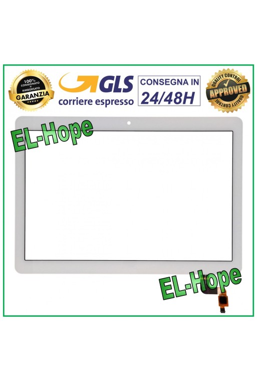 TOUCH SCREEN GLASS HUAWEI MEDIAPAD T3 10 AGS-L03 AGS-L09 AGS-W09 WHITE WHITE 