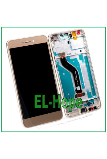 LCD DISPLAY FRAME FOR HUAWEI P8 LITE 2017 PRA-LA1 LX1 LX3 TOUCH SCREEN GLASS GOLD