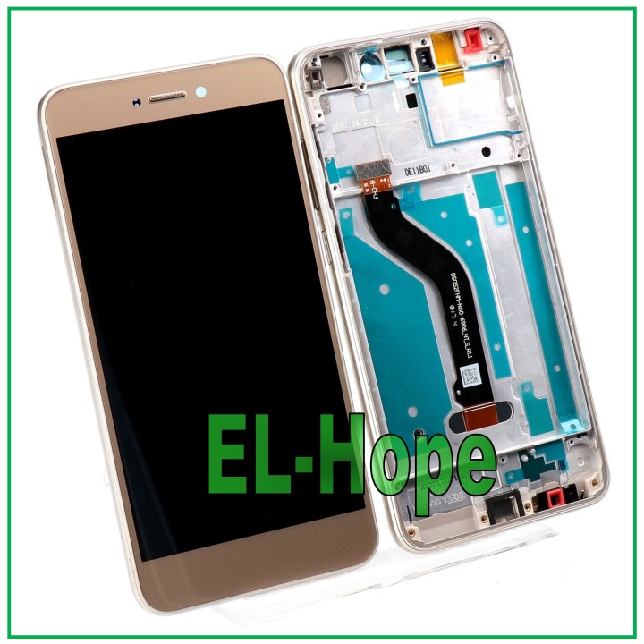 LCD DISPLAY FRAME FOR HUAWEI P8 LITE 2017 PRA-LA1 LX1 LX3 TOUCH SCREEN GLASS GOLD