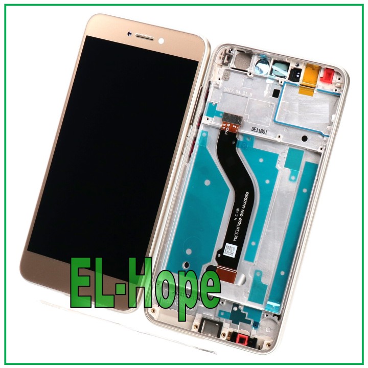 LCD DISPLAY FRAME FOR HUAWEI P8 LITE 2017 PRA-LA1 LX1 LX3 TOUCH SCREEN GLASS GOLD