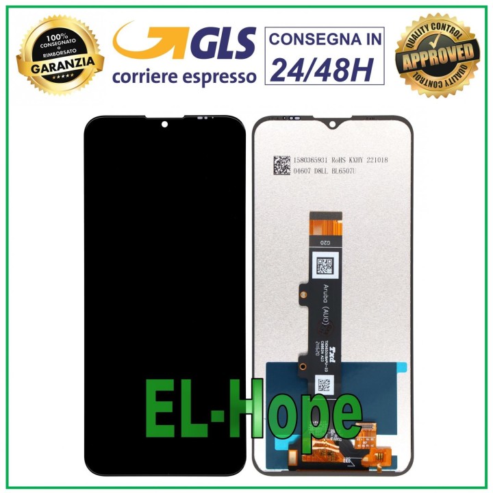 LCD DISPLAY FOR MOTOROLA MOTO G20 XT2128 XT-2128 TOUCH SCREEN GLASS SCREEN BLACK