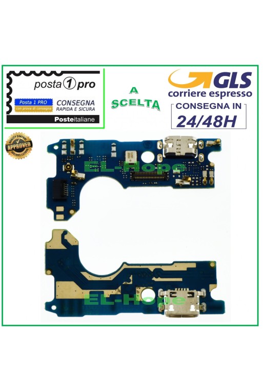 CHARGING CONNECTOR WIKO VIEW PRIME N603AAC000010 MICROPHONE PCB MICRO USB CHARGING