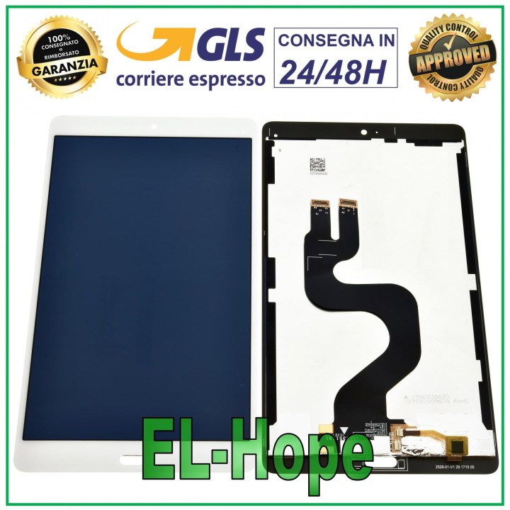 LCD DISPLAY FOR HUAWEI MEDIAPAD M3 BTV-W09 BTV-DL09 TOUCH SCREEN 8.4  WHITE