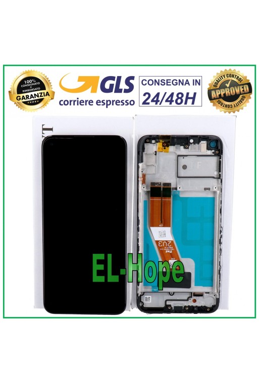 ORIGINAL LCD DISPLAY + FRAME SAMSUNG GALAXY M11 SM-M115F M115 TOUCH SCREEN BLACK