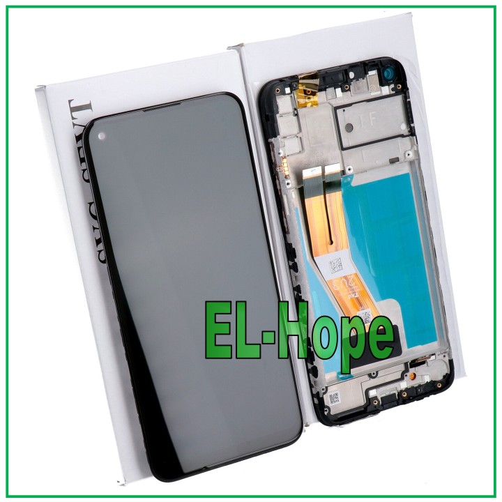 ORIGINAL DISPLAY FRAME SAMSUNG M11 SM-M115F M115 TOUCH SCREEN BLACK GH81-18736A