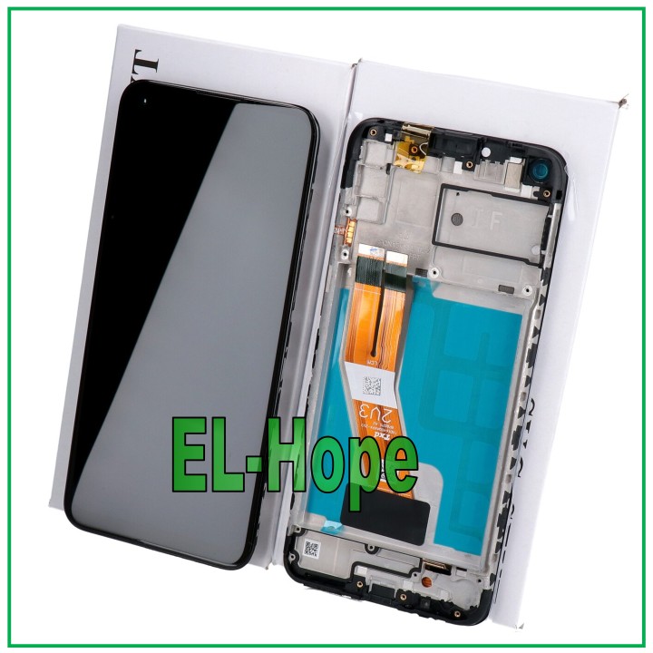 ORIGINAL DISPLAY FRAME SAMSUNG M11 SM-M115F M115 TOUCH SCREEN BLACK GH81-18736A