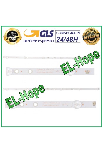 KIT 2 BARS 6 LEDs FOR 32 TV AKAI 4708-K320WD-A2113 N01 N11 K320WDX-A2 AKTV3225