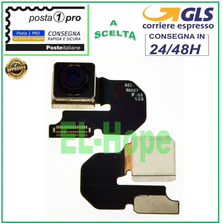 REAR CAMERA BACK CAMERA APPLE IPHONE 6S REAR CAMERA REPLACEMENT