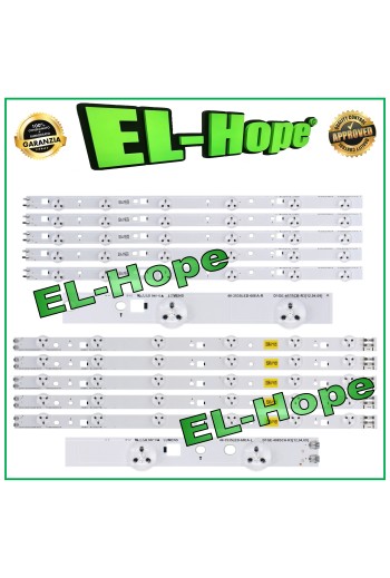 KIT 10 LED BARS FOR 40 SAMSUNG TV 40-3535LED-60EA L/R D1GE-400SCB-R3 400SCA-R3