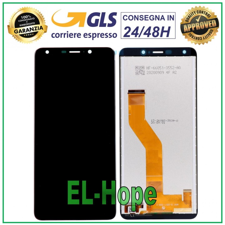 LCD DISPLAY FOR WIKO Y61 W-K560 TOUCH SCREEN GLASS SCREEN ASSEMBLED BLACK