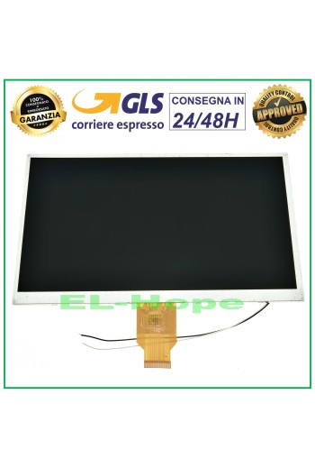 LCD DISPLAY MEDIACOM 1S2A3G SMARTPAD M-MP1S2A3G ORIGINAL MONITOR SCREEN 10.1