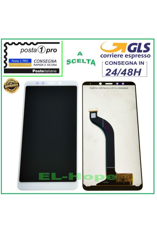 LCD DISPLAY FOR XIAOMI REDMI 5 MDG1 TOUCH SCREEN GLASS MONITOR SCREEN WHITE