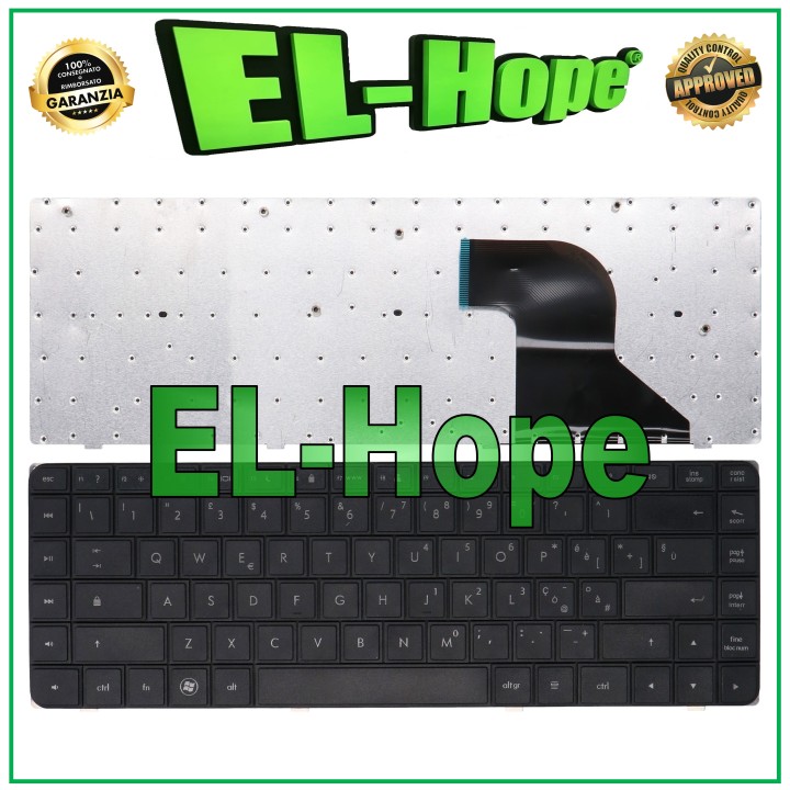 ITALIAN KEYBOARD FOR HP COMPAQ CQ 620 621 625 CQ620 CQ621 CQ625 NOTEBOOK BLACK