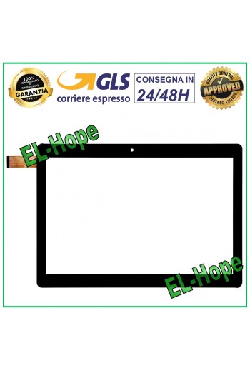 TOUCH SCREEN GLASS TABLET MAJESTIC TAB 714 4G DIGITIZER 10.1 ORIGINAL BLACK