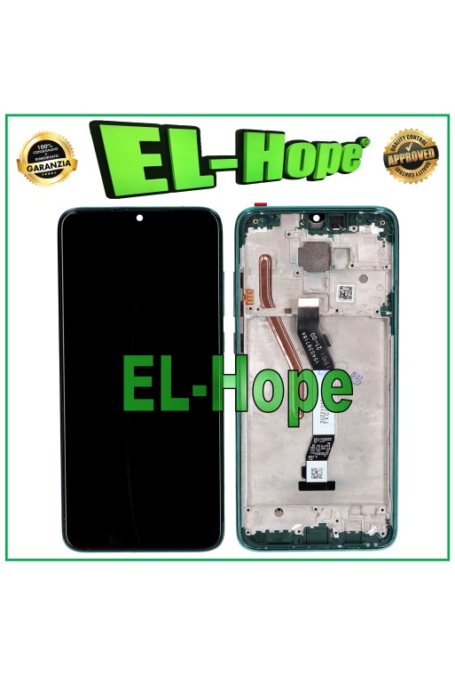 TOUCH LCD DISPLAY FRAME FOR XIAOMI REDMI NOTE 8 PRO M1906G7G GREEN GLASS