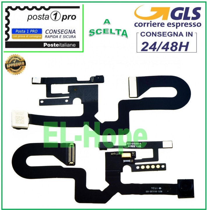 FLAT PROXIMITY SENSOR FOR APPLE IPHONE 8 PLUS FRONT CAMERA MICROPHONE