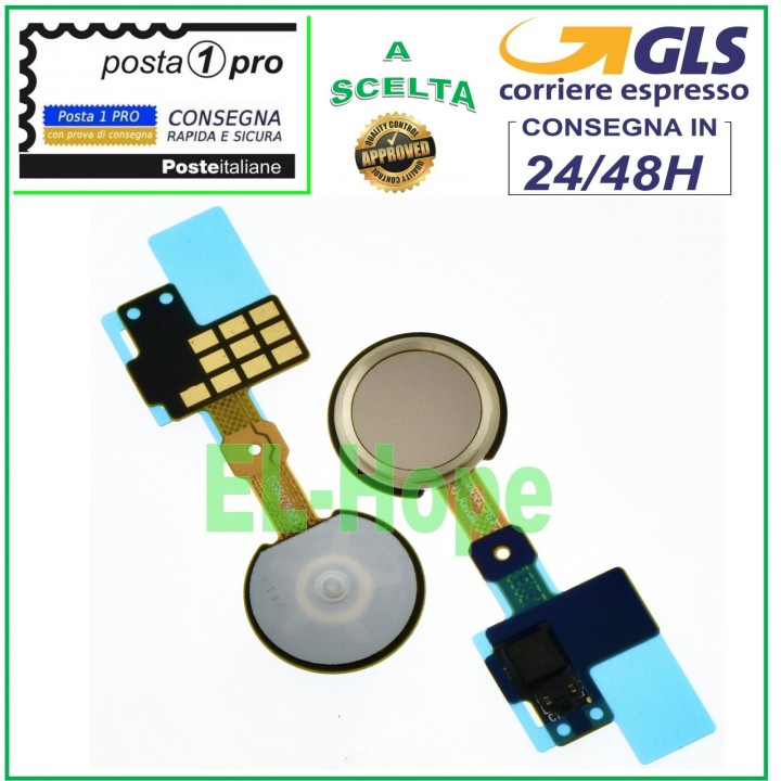 FLAT FLEX HOME BUTTON FINGERPRINT SENSOR LG G5 H850 H840 H830 H831 GOLD