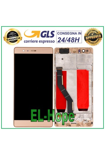LCD DISPLAY TOUCH SCREEN FRAME FOR HUAWEI P9 PLUS VIE-L09 GOLD GLASS SCREEN