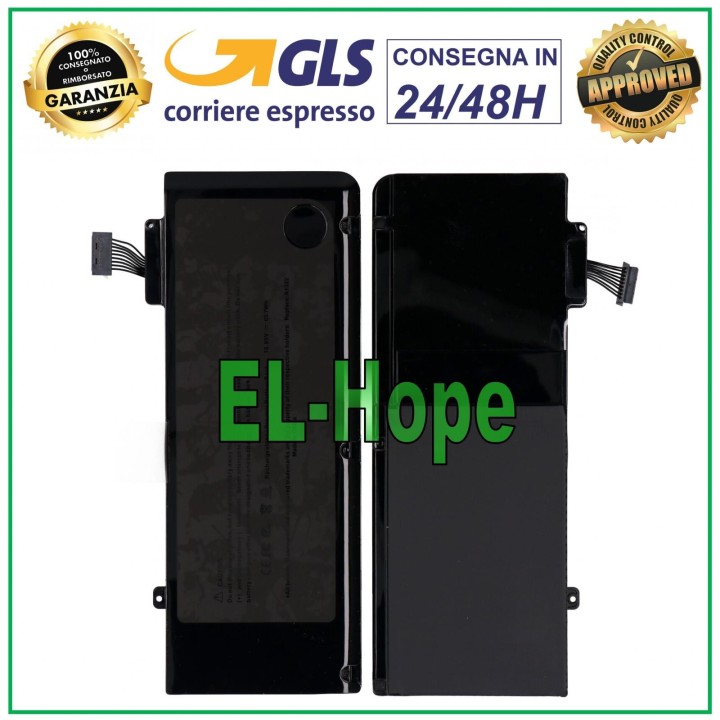REPLACEMENT LI-ION BATTERY A1322 FOR APPLE MACBOOK PRO 13  A1278 5800mAh 10.95V