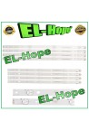 KIT 8 LED TV BARS 47  PHILIPS LB416 CL-47-D407-R-V2/4 / LB415 CL-47-D407-L-V2/4