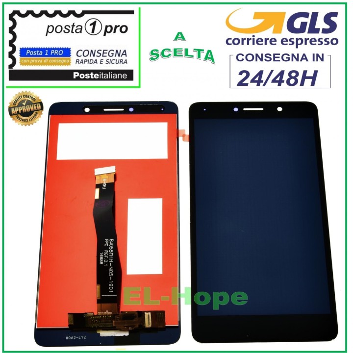 LCD DISPLAY FOR HUAWEI HONOR 6X BLN-L21 BLN-N22 TOUCH SCREEN BLACK GLASS